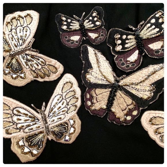 ALICE + OLIVIA Lillyanne Embellished Butterfly Dress - Picture 8 of 14